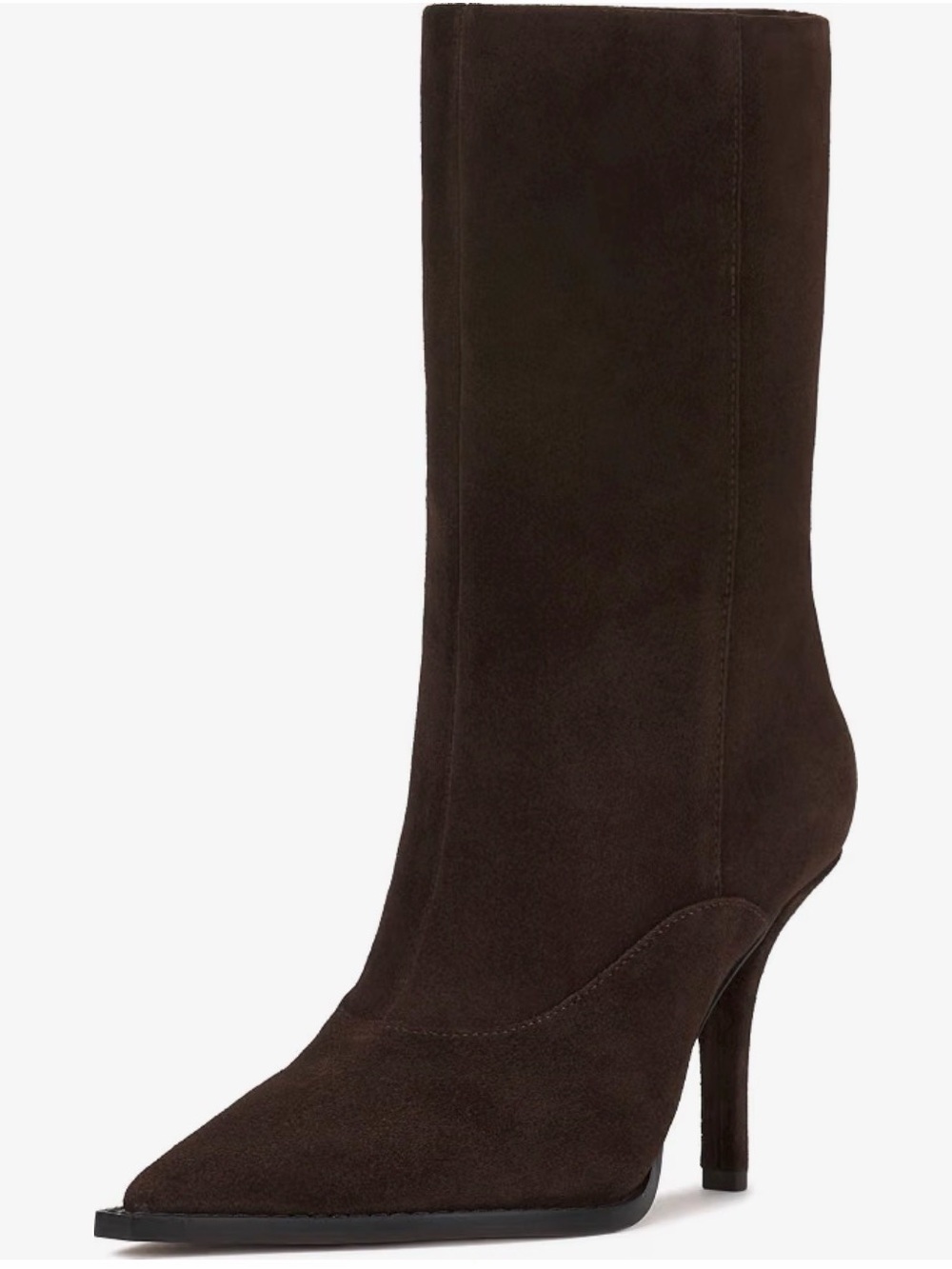 Vince Camuto Presca Mid-Calf Suede Boots Size 9 Brownie NWT